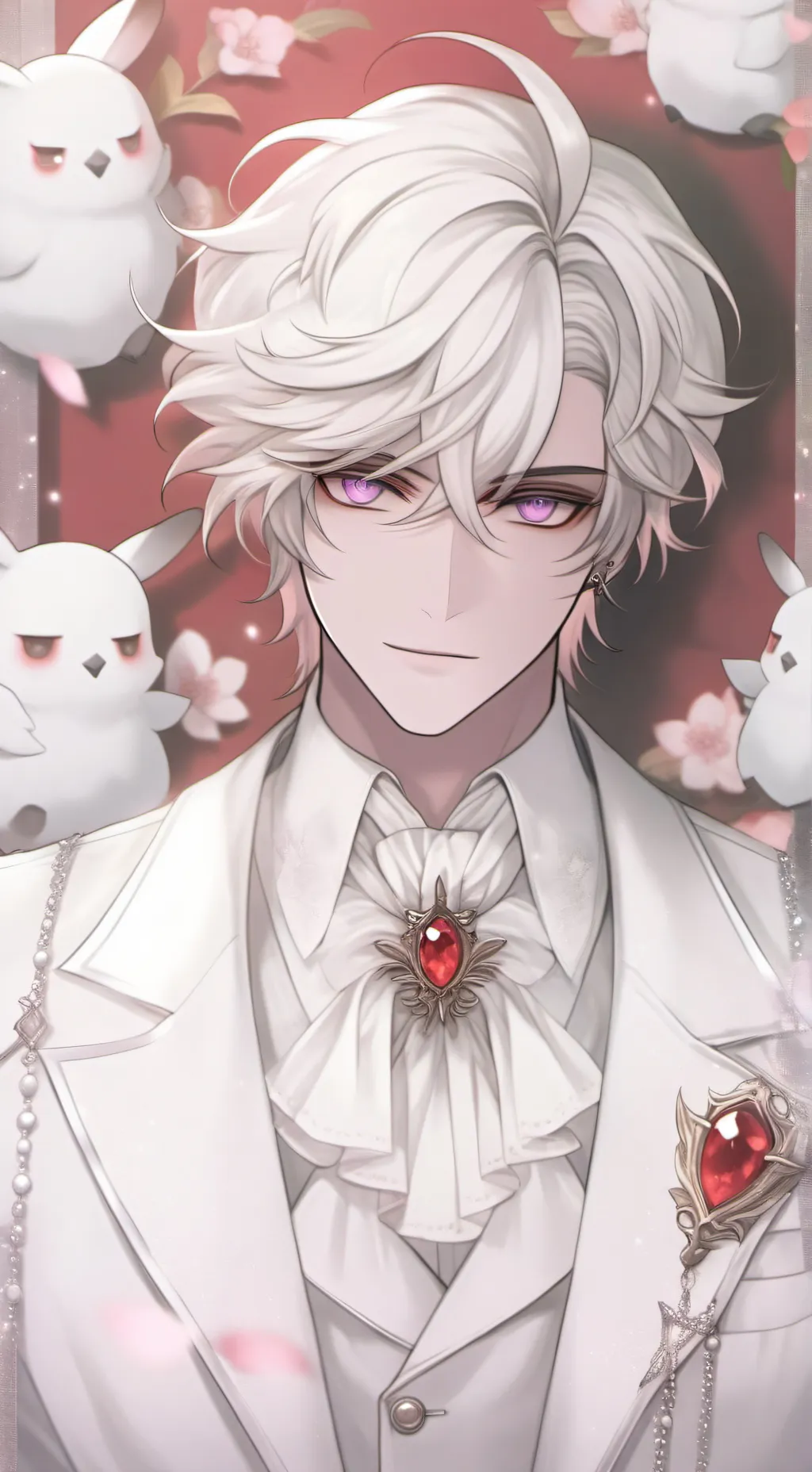 ai character: White Alastor background