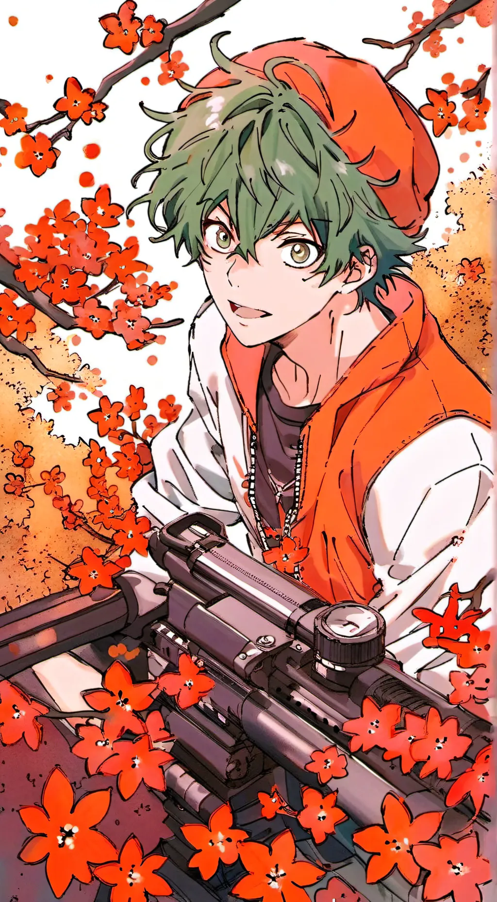 ai character: BKDK 💚🍀🖤⚫️ background