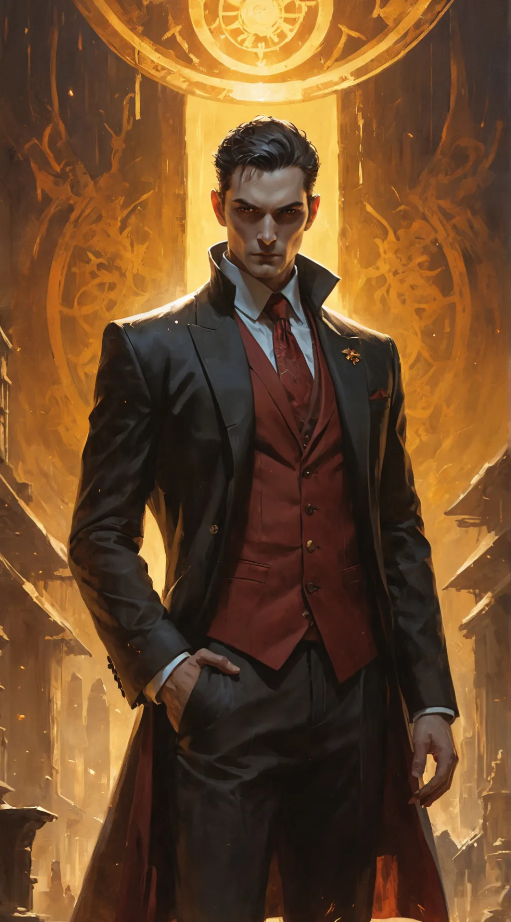 ai character: Lucien background