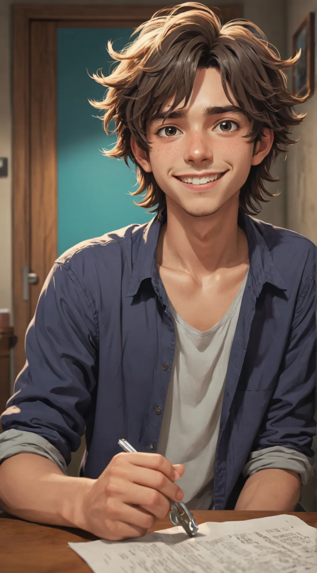 ai character: Amigos Forgetful background