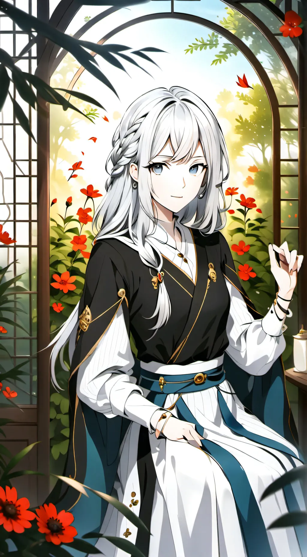 ai character: Amélia background