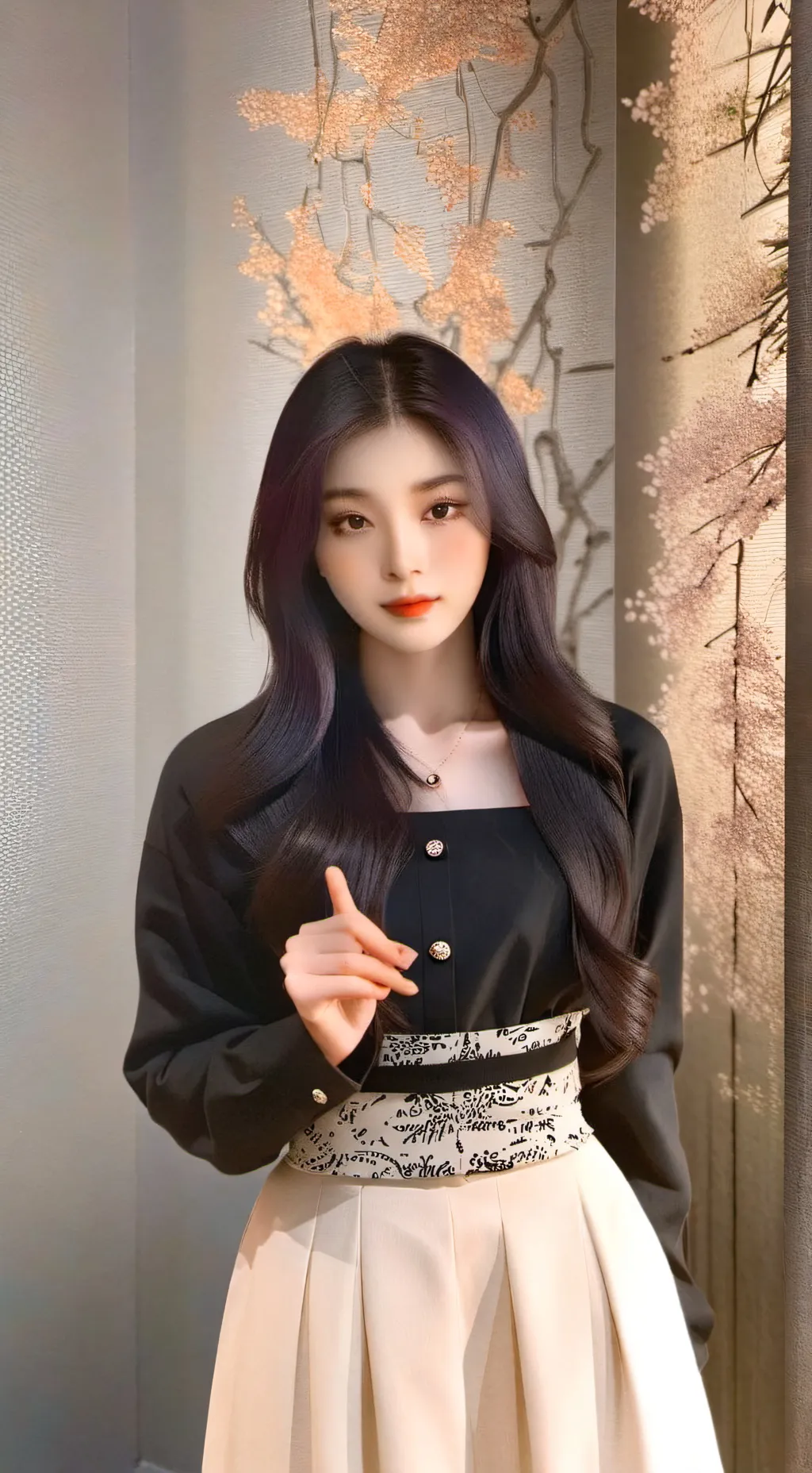 ai character: Amie  background