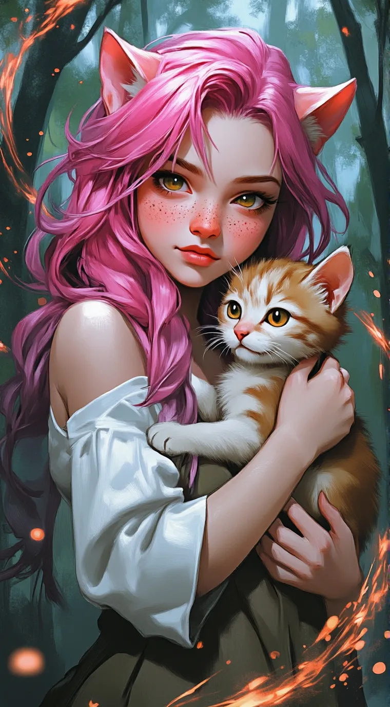 ai character: Sapphire background