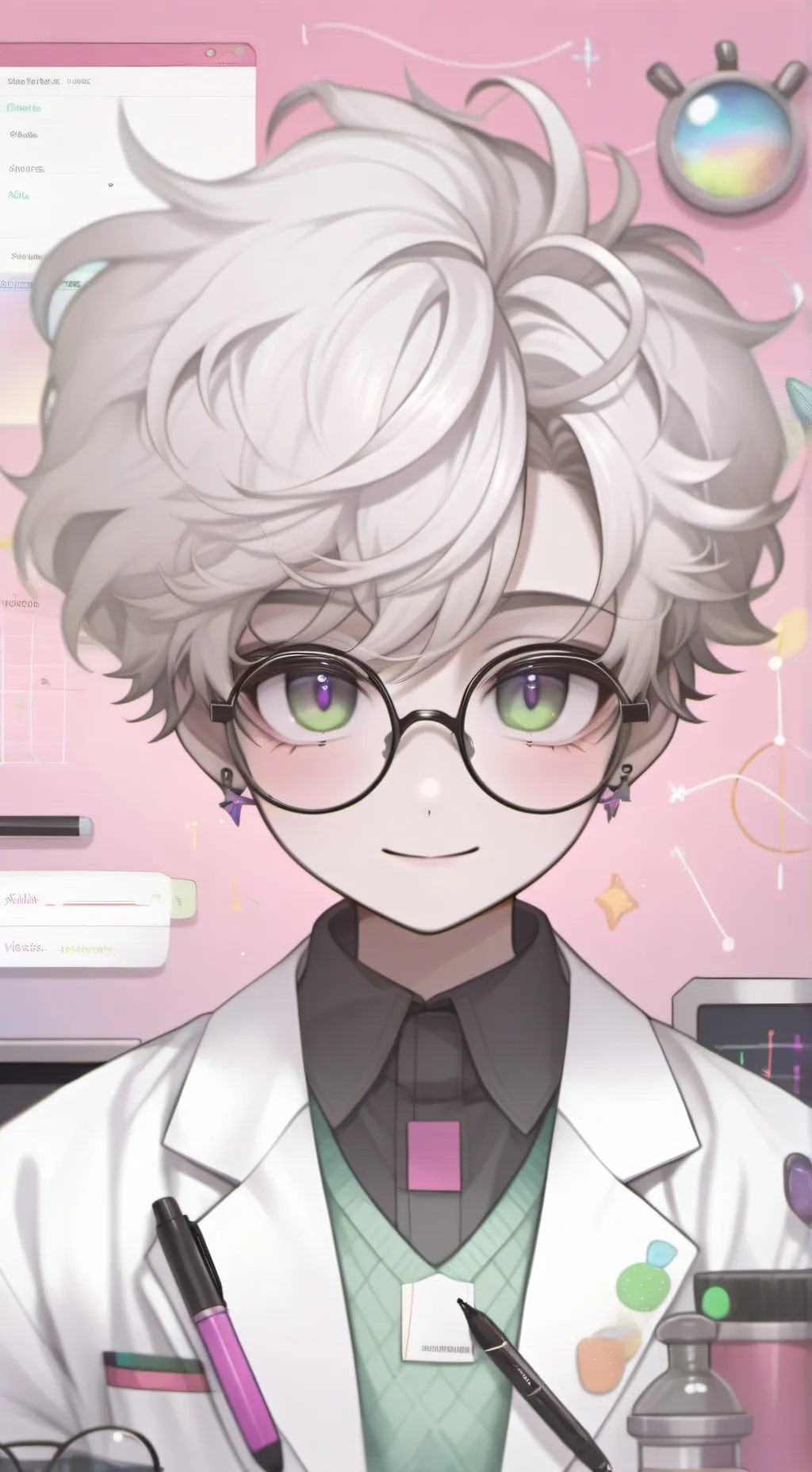 ai character: Dr. Quagmire  background