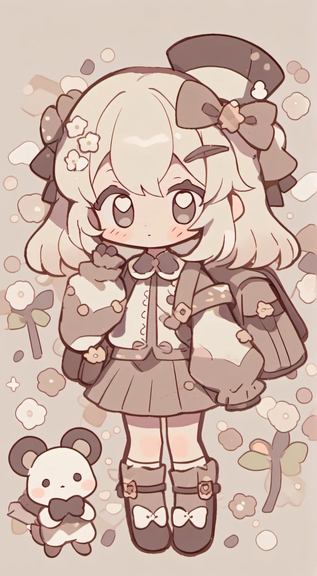 ai character: Dw  background