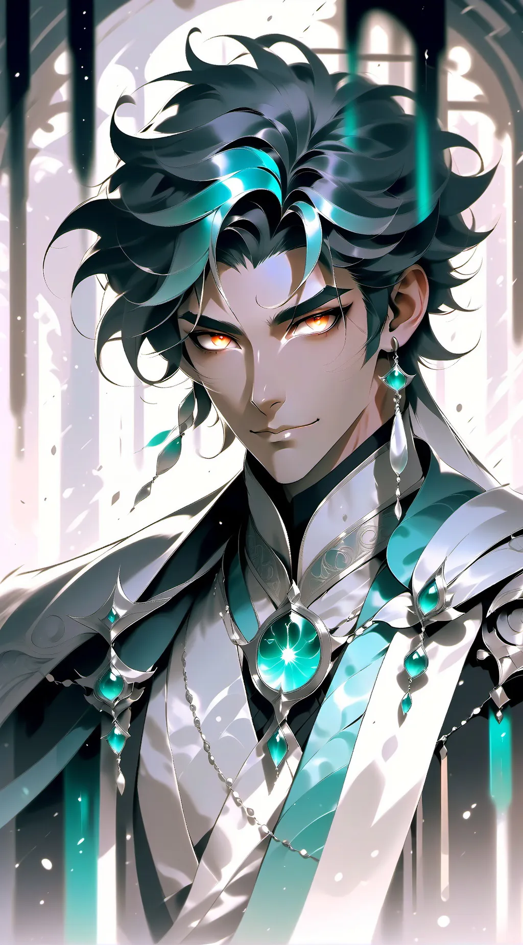 ai character: has crush on David background