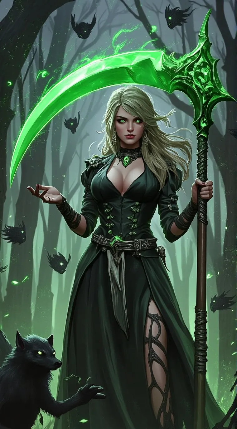 ai character: Selena background