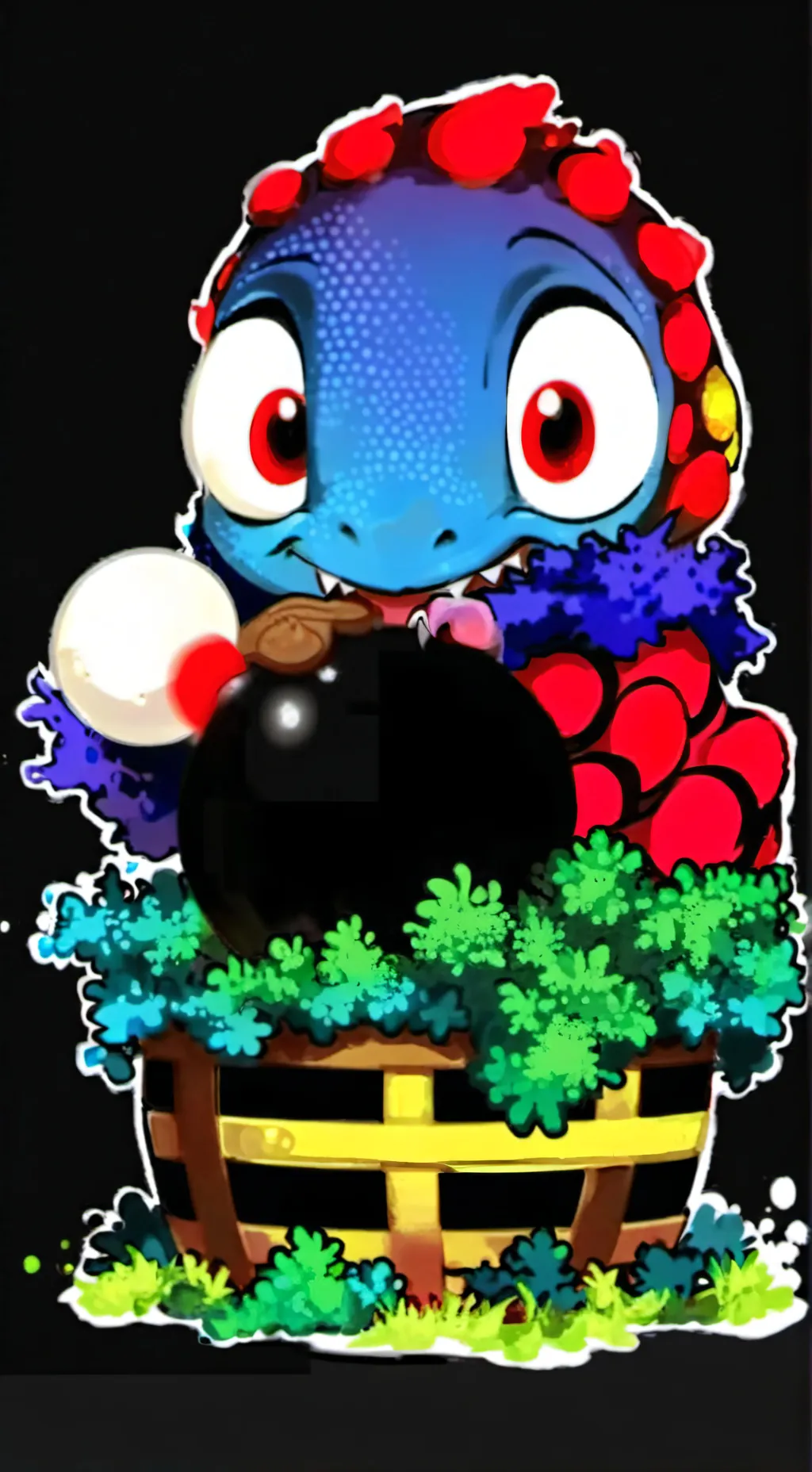 ai character: squad dos monstros background
