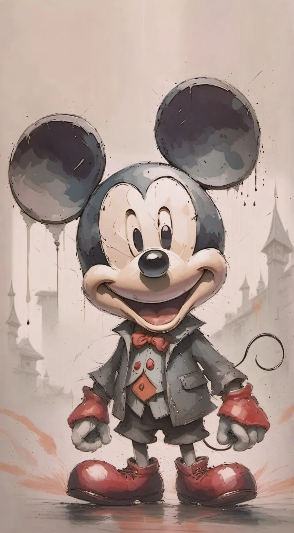 ai character: DA MICKY background