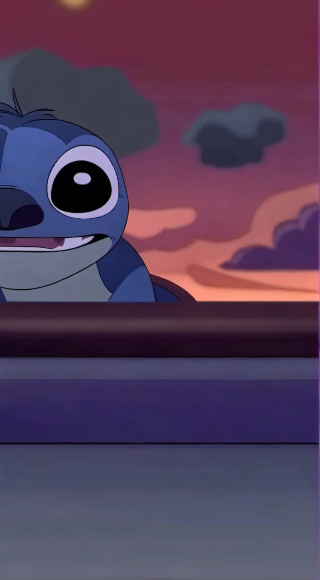 ai character: Stitch background