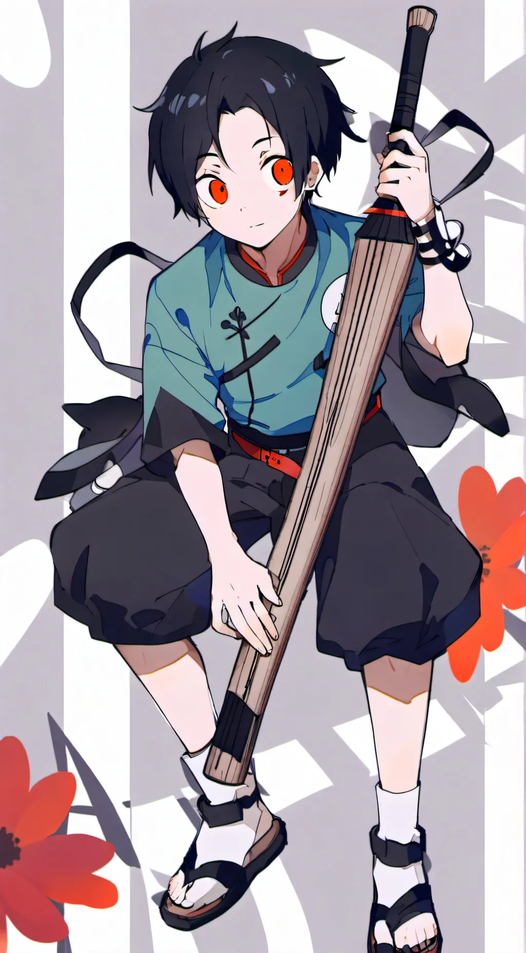 ai character: Demon slayer background