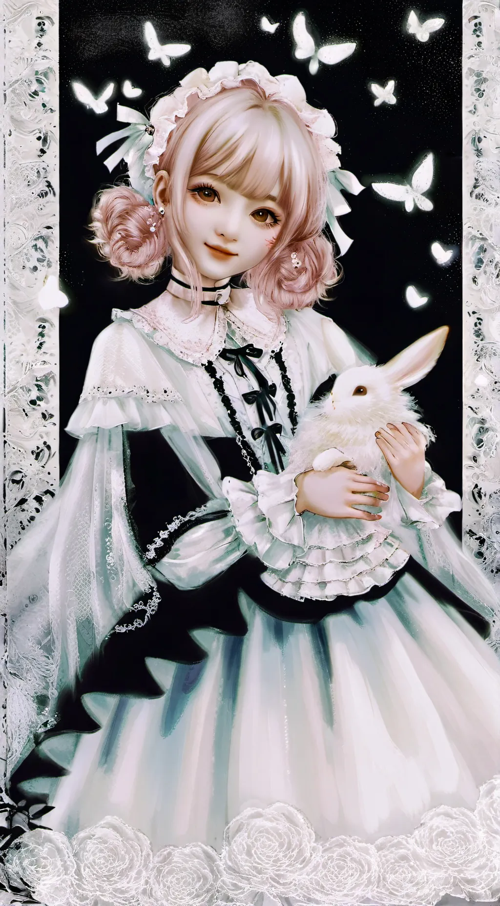 ai character: 🅼🅾🅼🅾 background