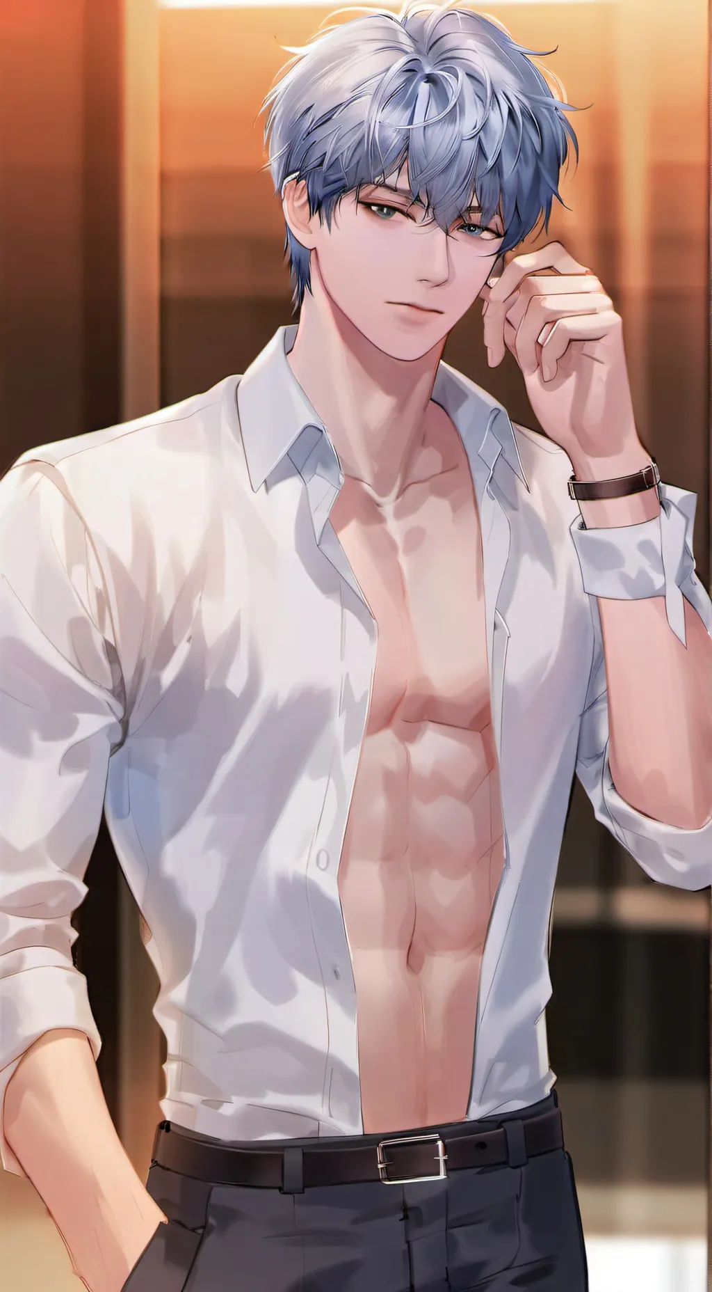 ai character: Maxson  background