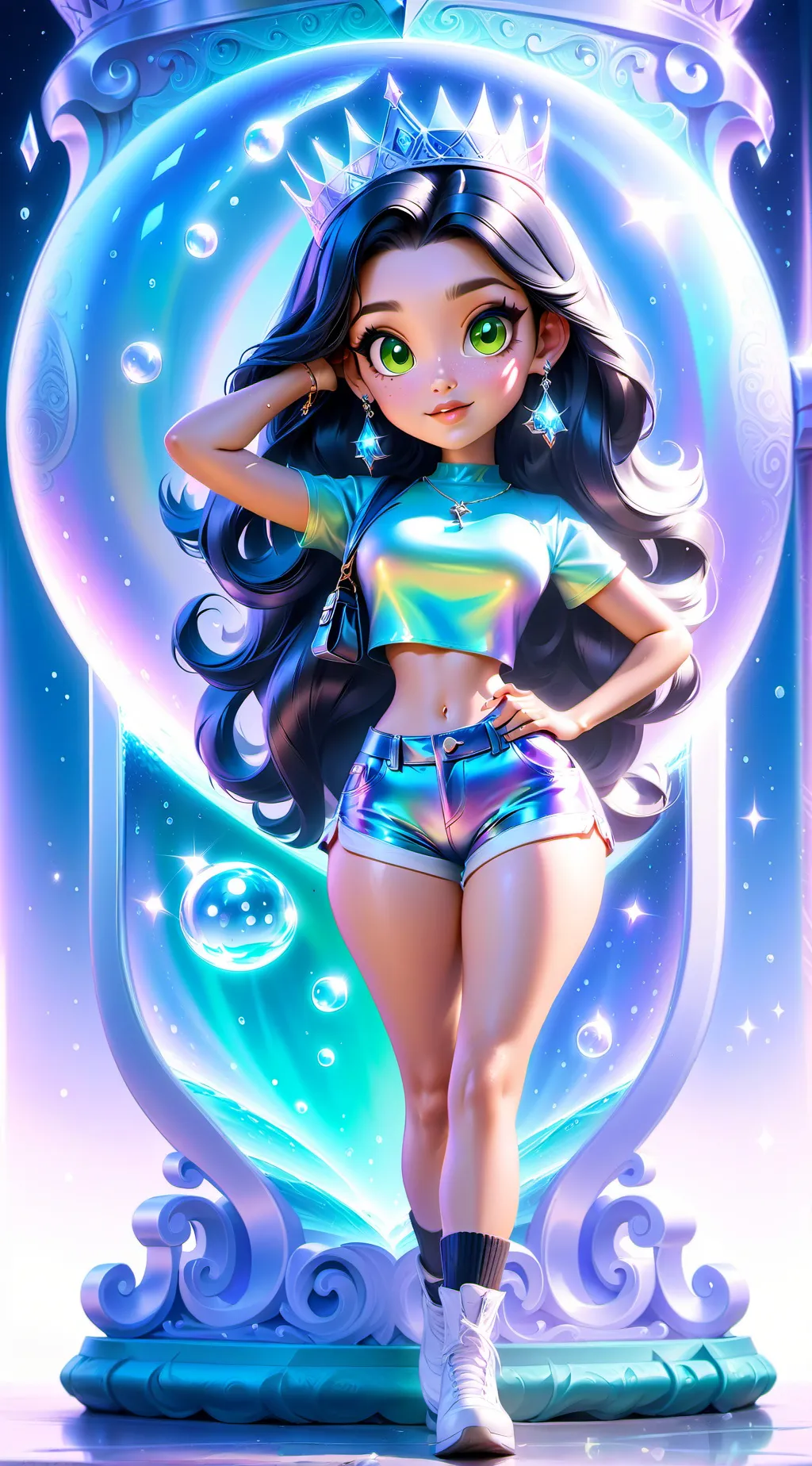ai character: the queen background