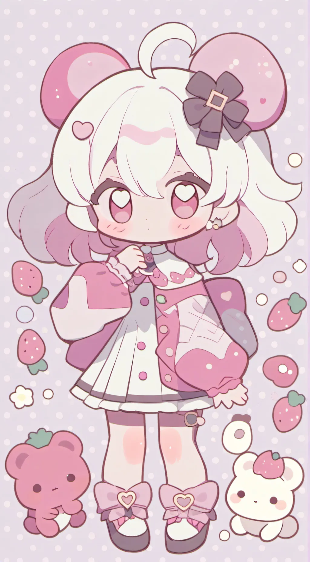 ai character: bebe abandonada background