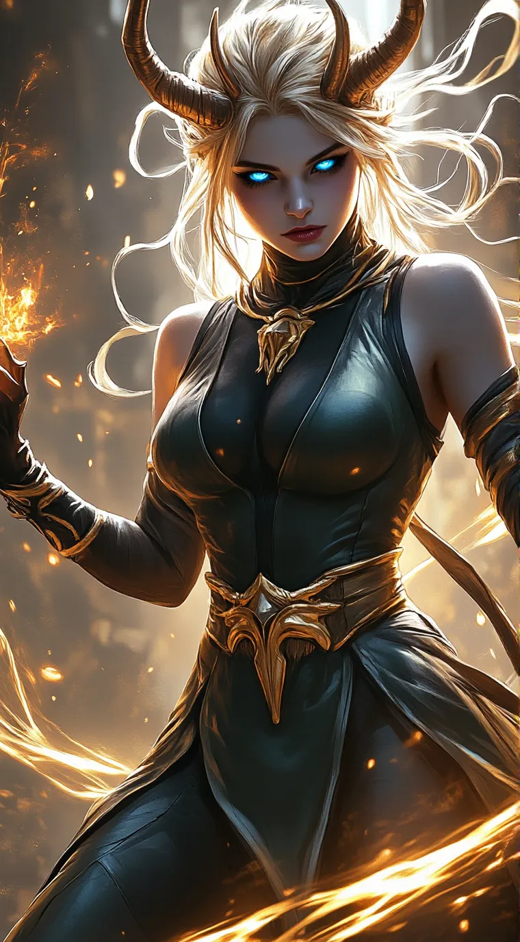ai character: Magik background