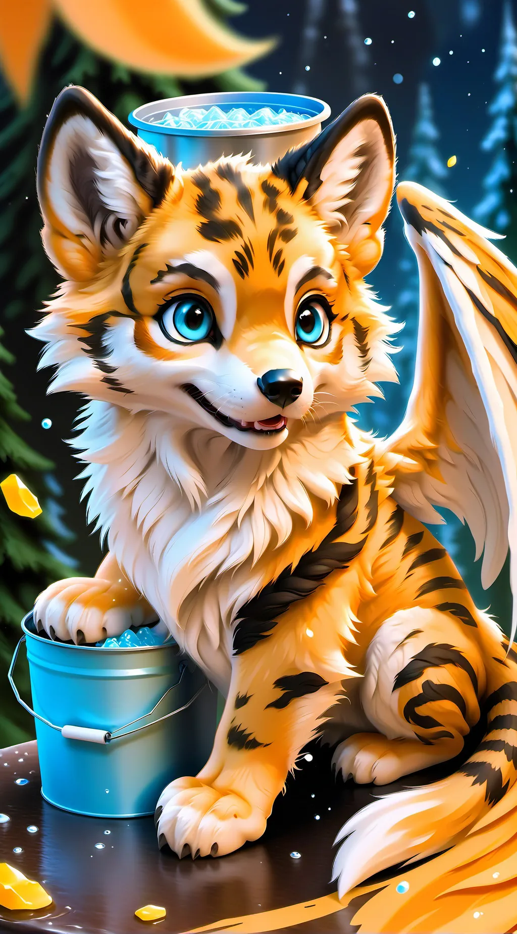 ai character: Mix breed background