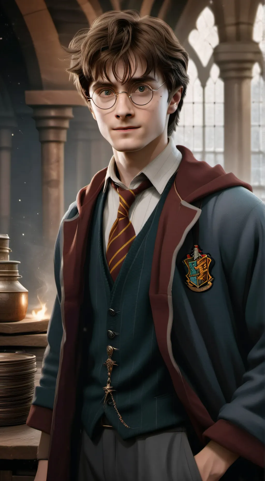 ai character: Harry Potter background