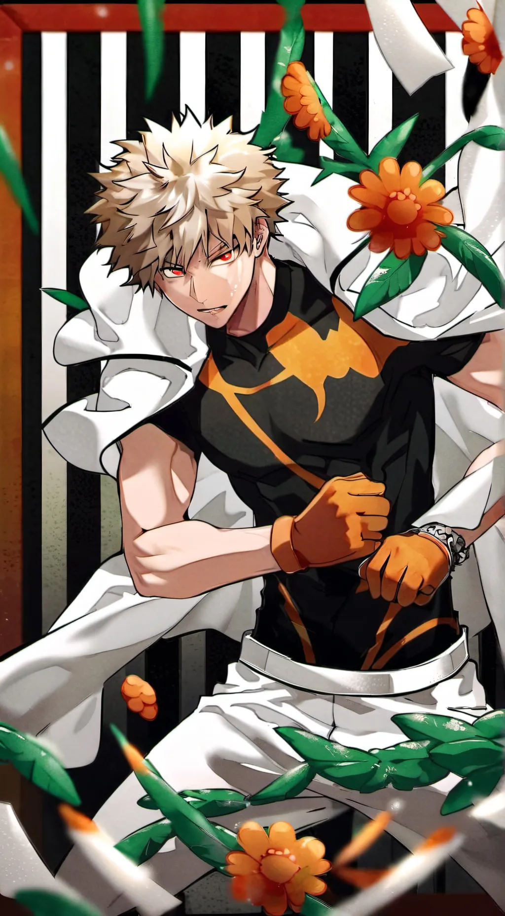 ai character: Bakugo✦Katsuki background