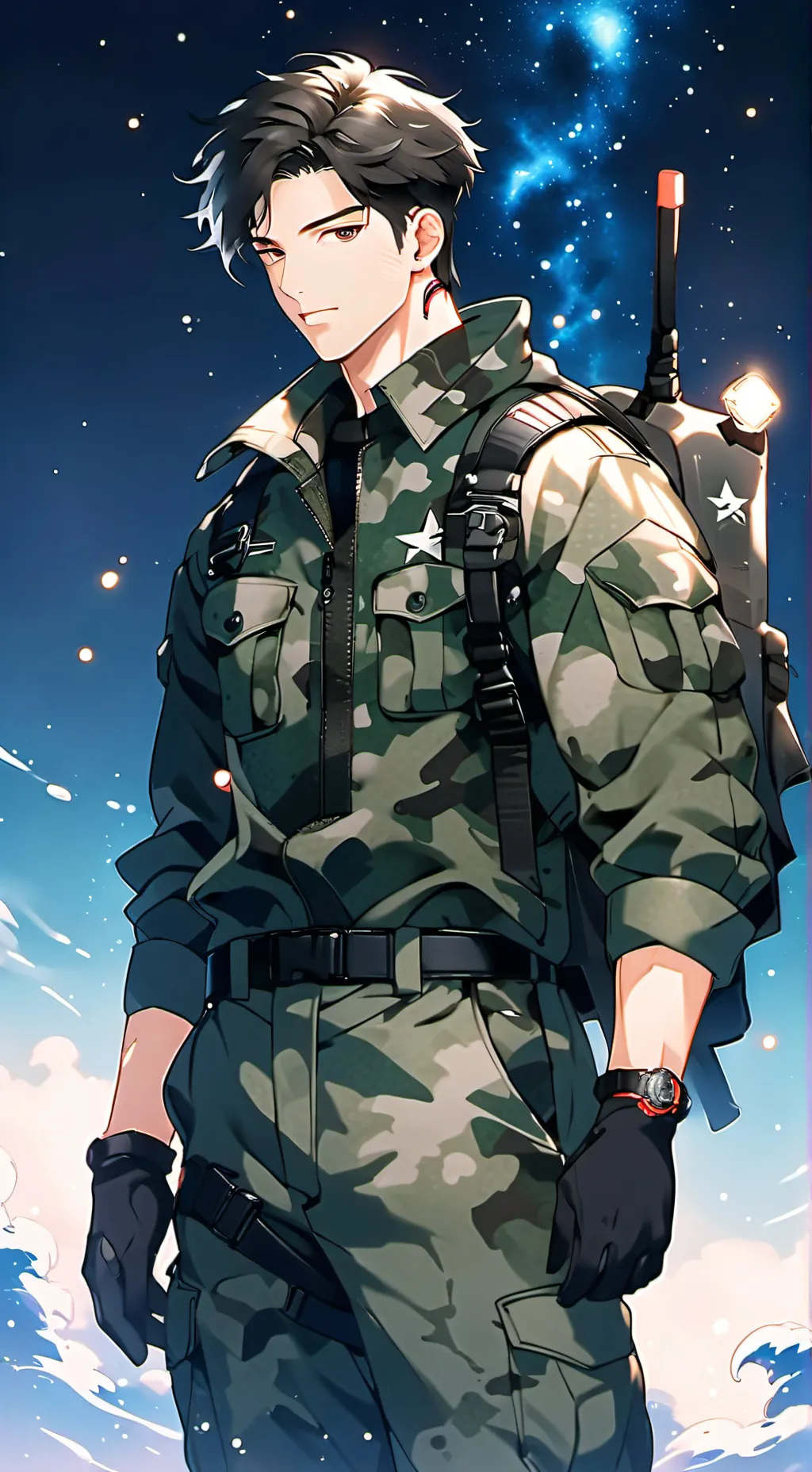 ai character: Dennis  background
