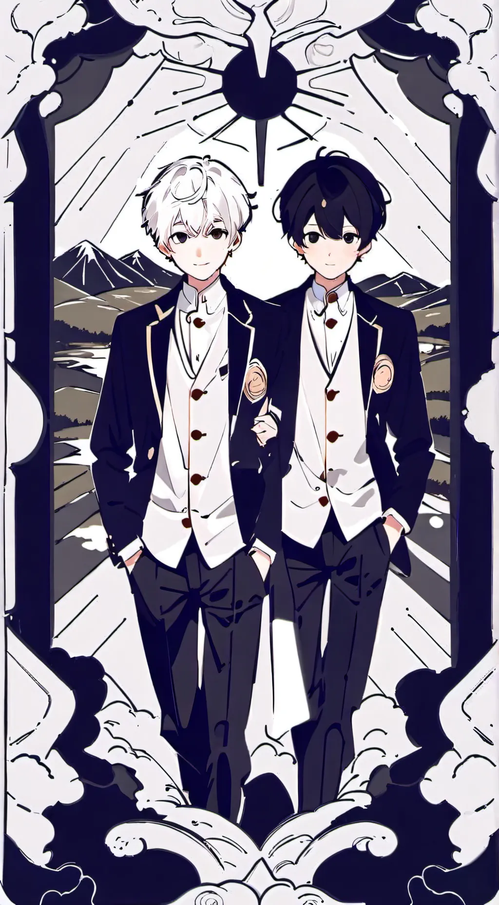 ai character: Scary sleepover  background