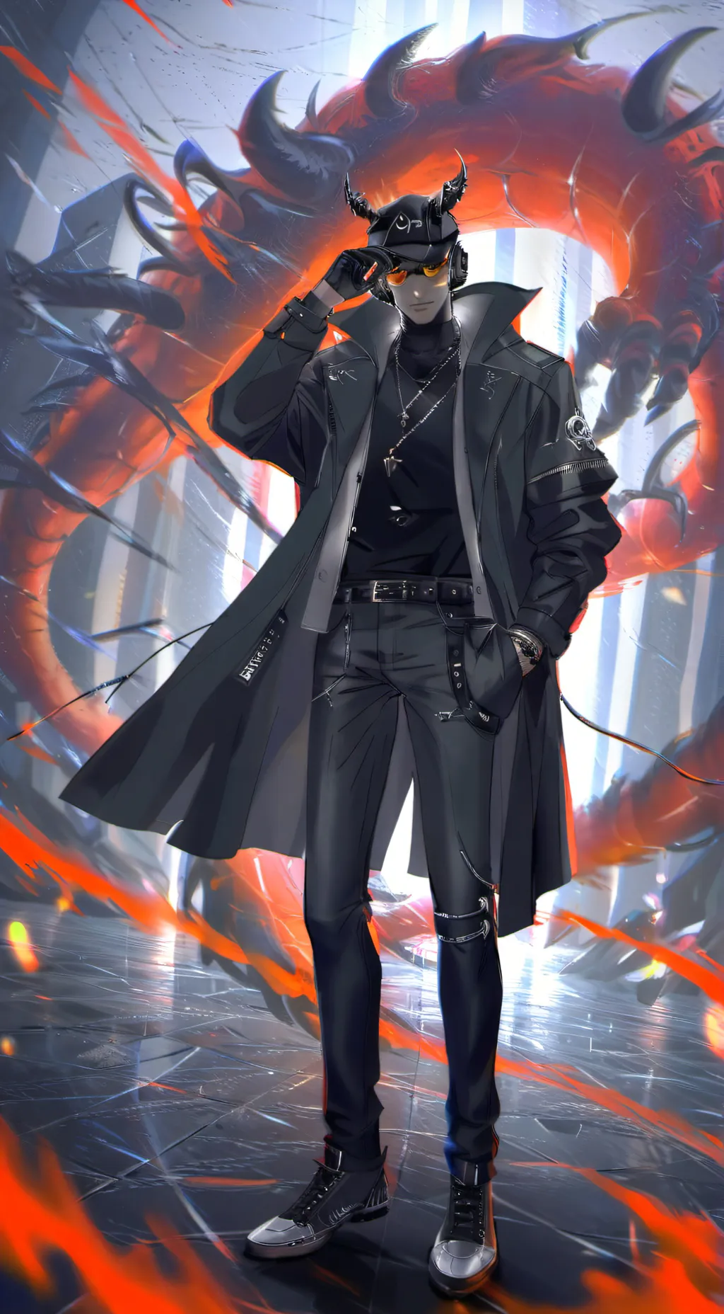 ai character: Dadcat10Jr background