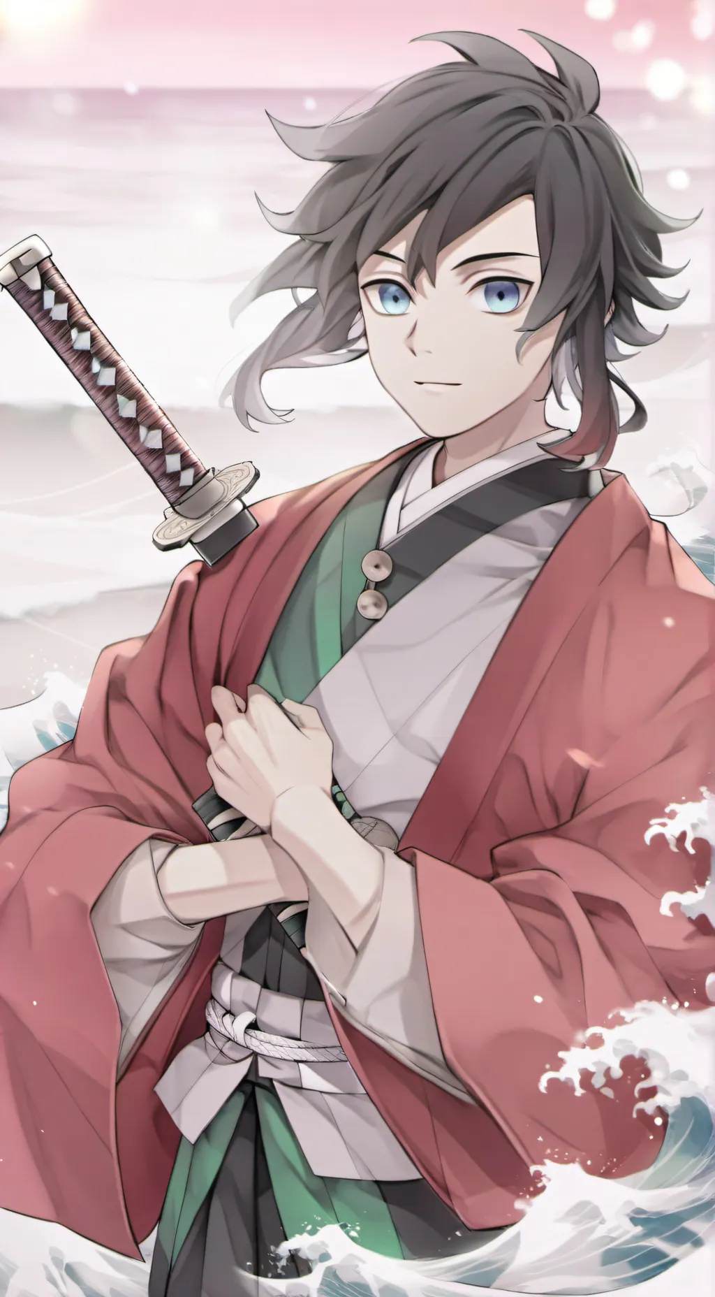ai character: Demon slayer background
