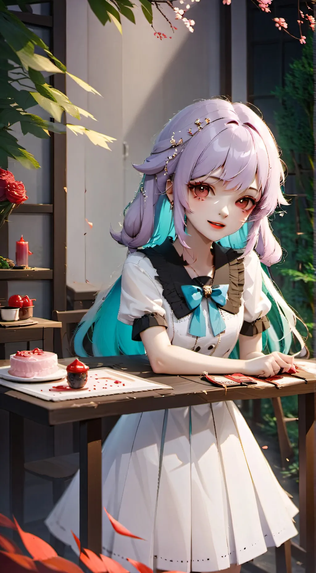 ai character: lily background