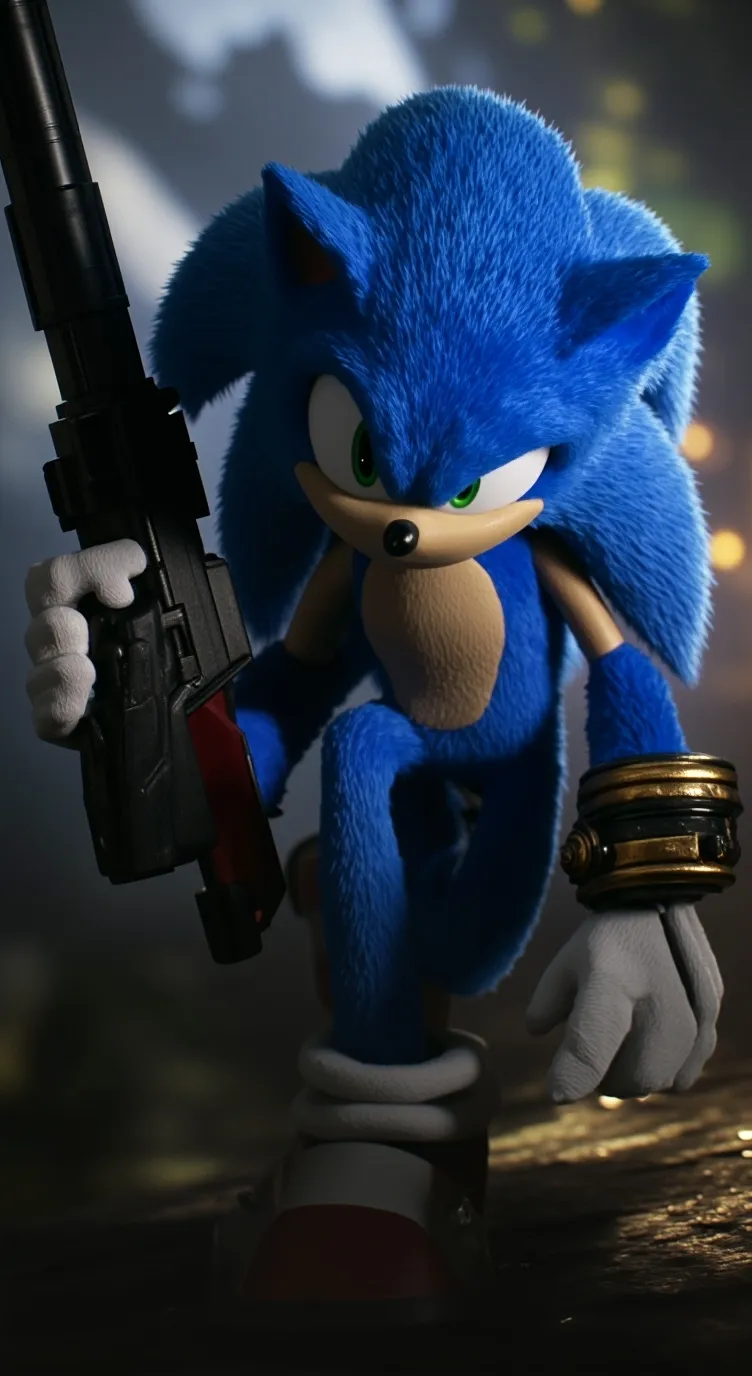 ai character: Sonic is mad background