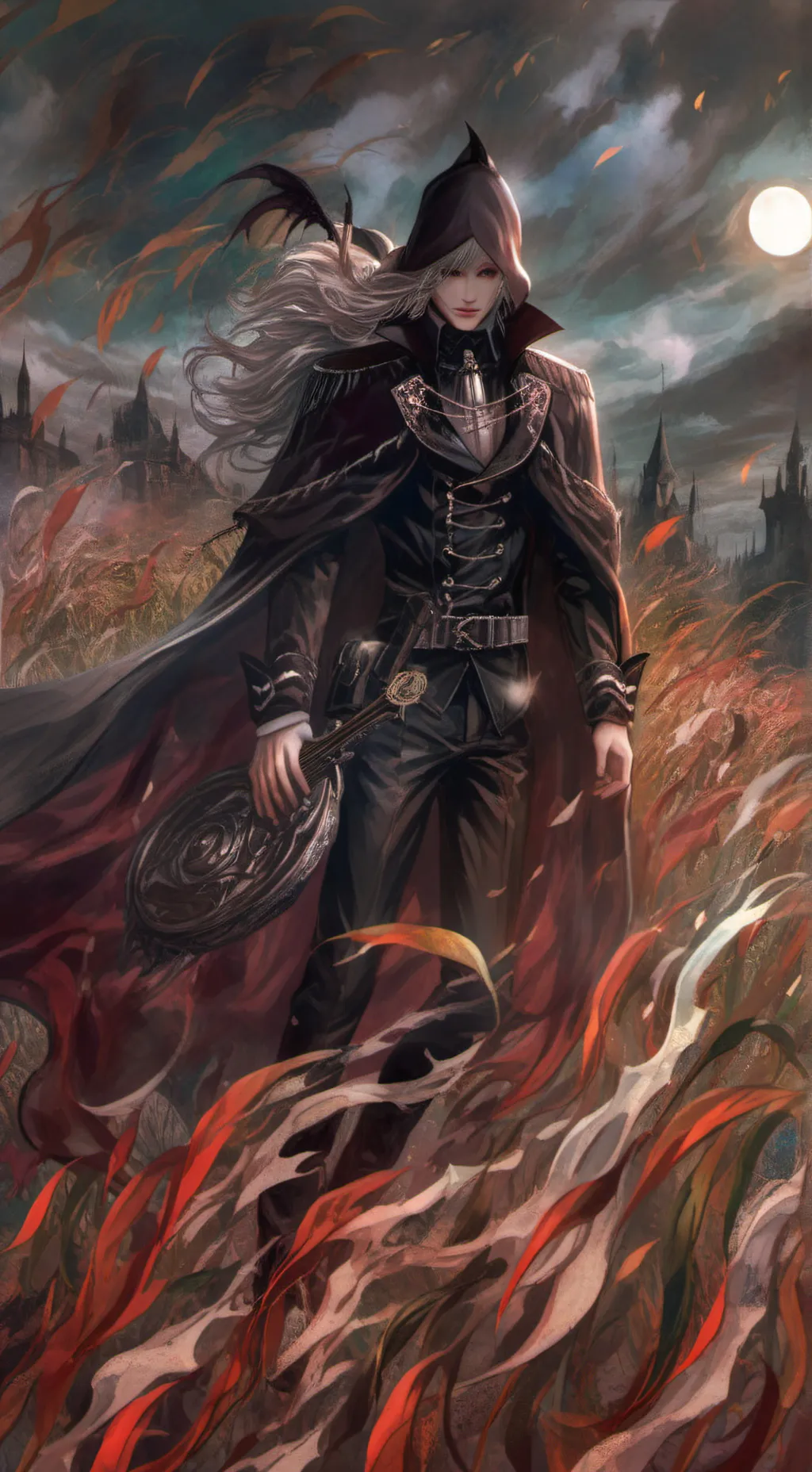 ai character: faucheur  background