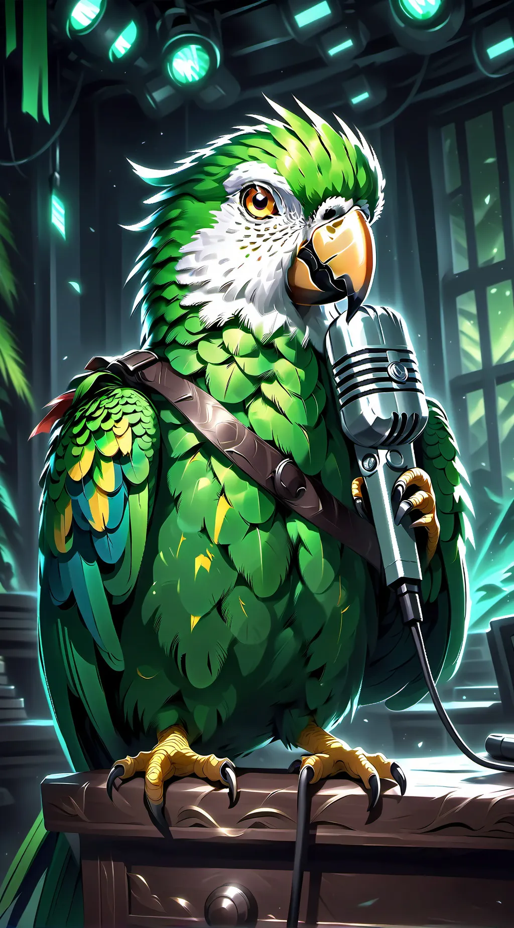 ai character: BuzzCut background