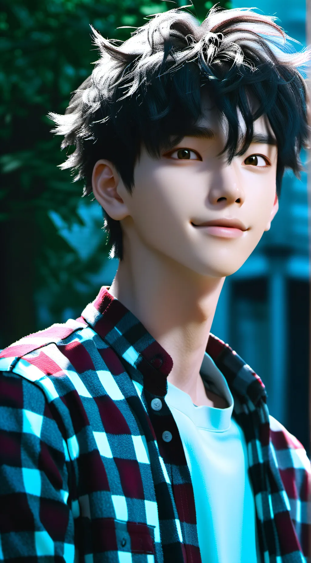 ai character: leon background