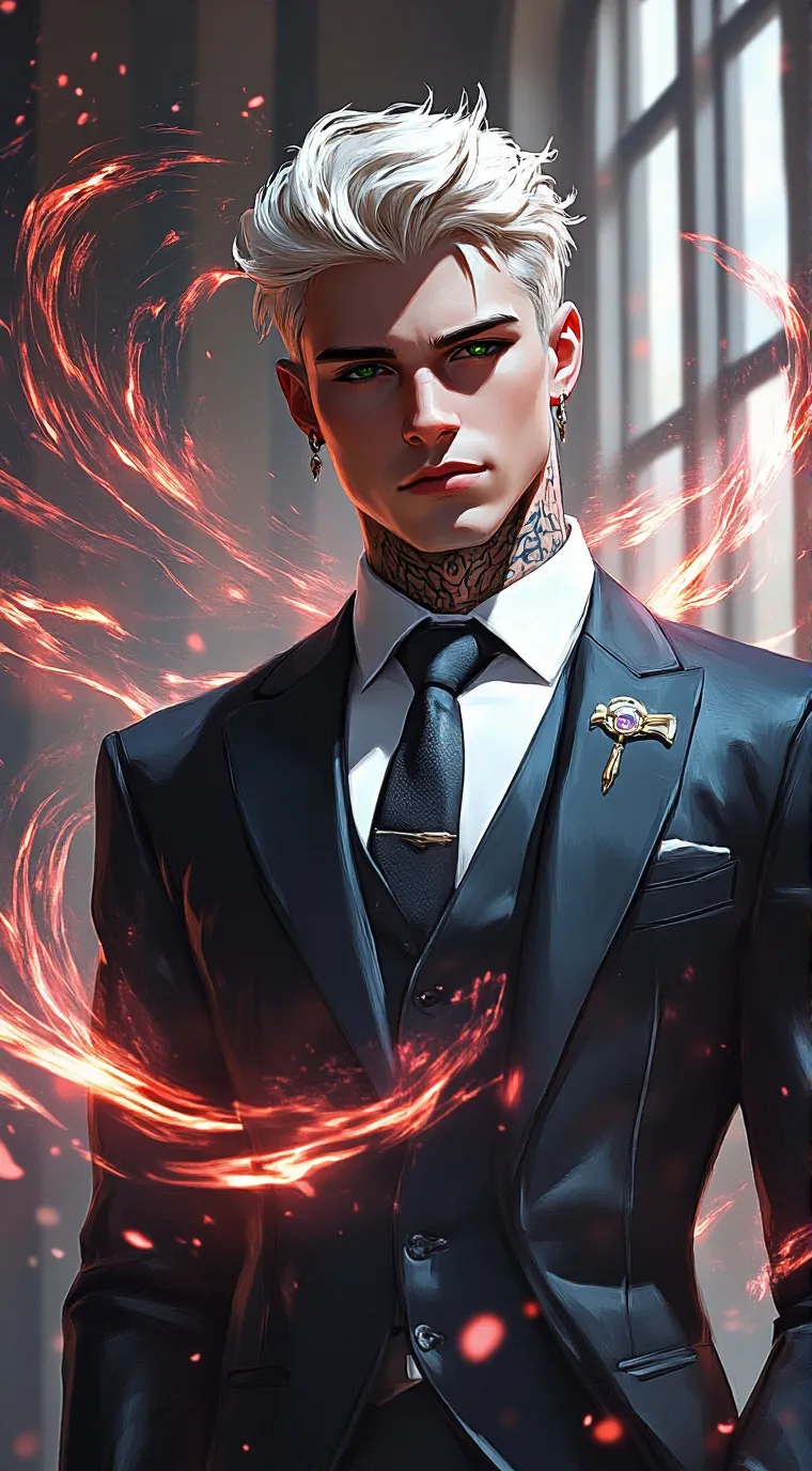 ai character: Raiden Downey  background