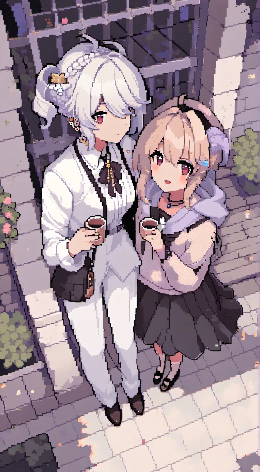 ai character: Dating sim background