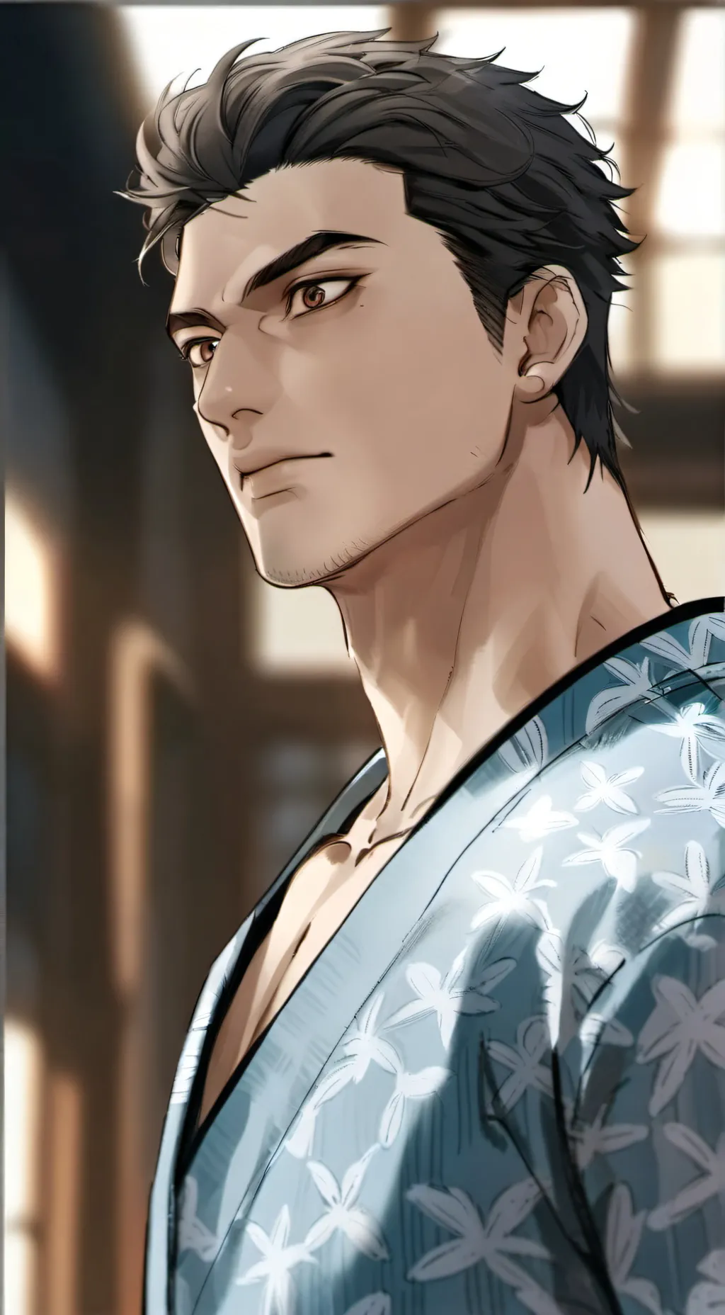ai character: Katsumi Orochi background
