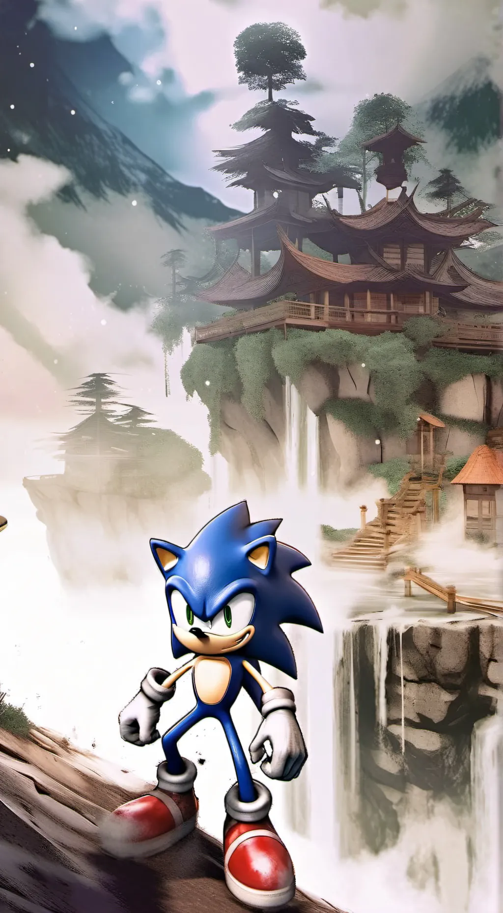 ai character: Sonic Adventure 2 background