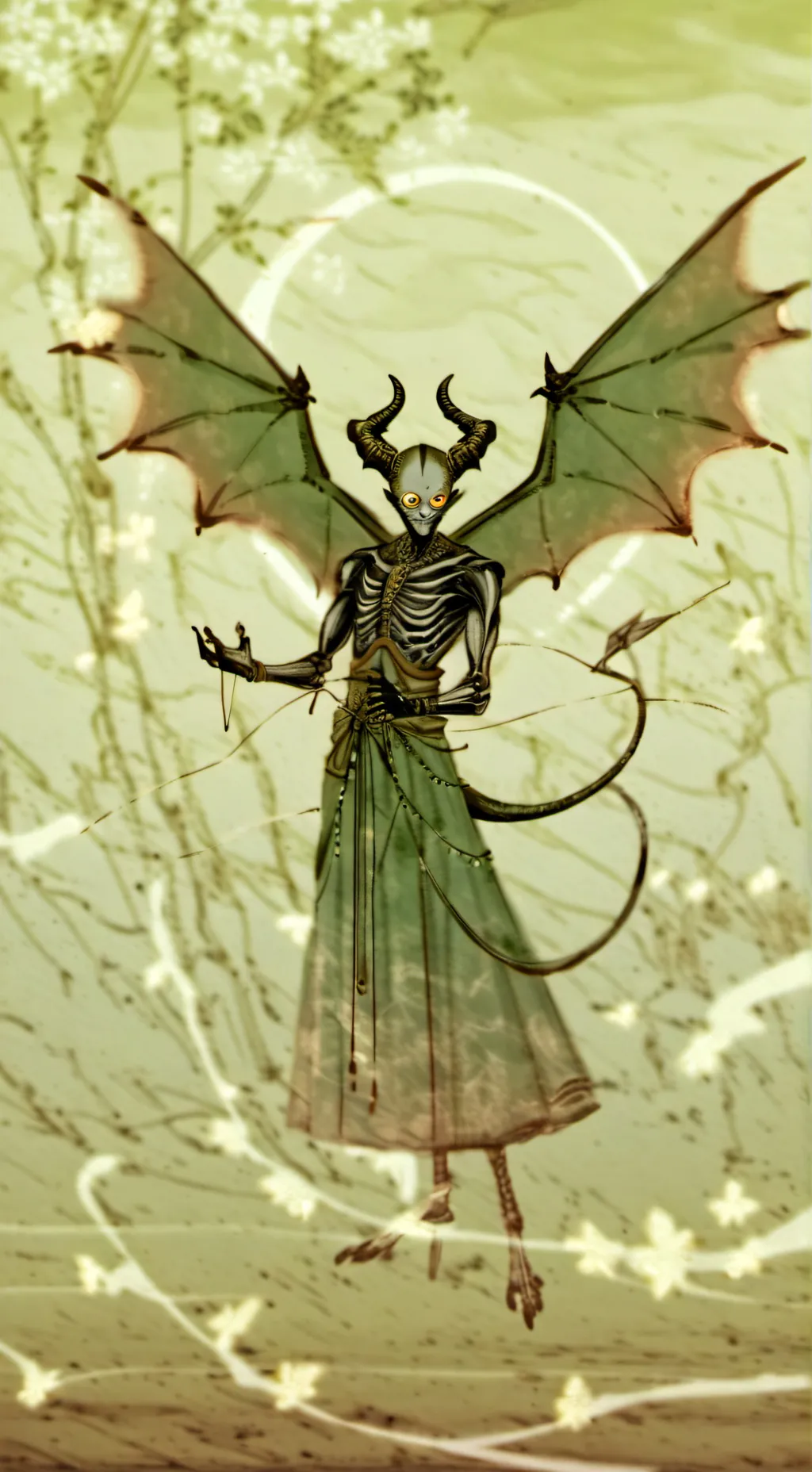 ai character: guardian demon background