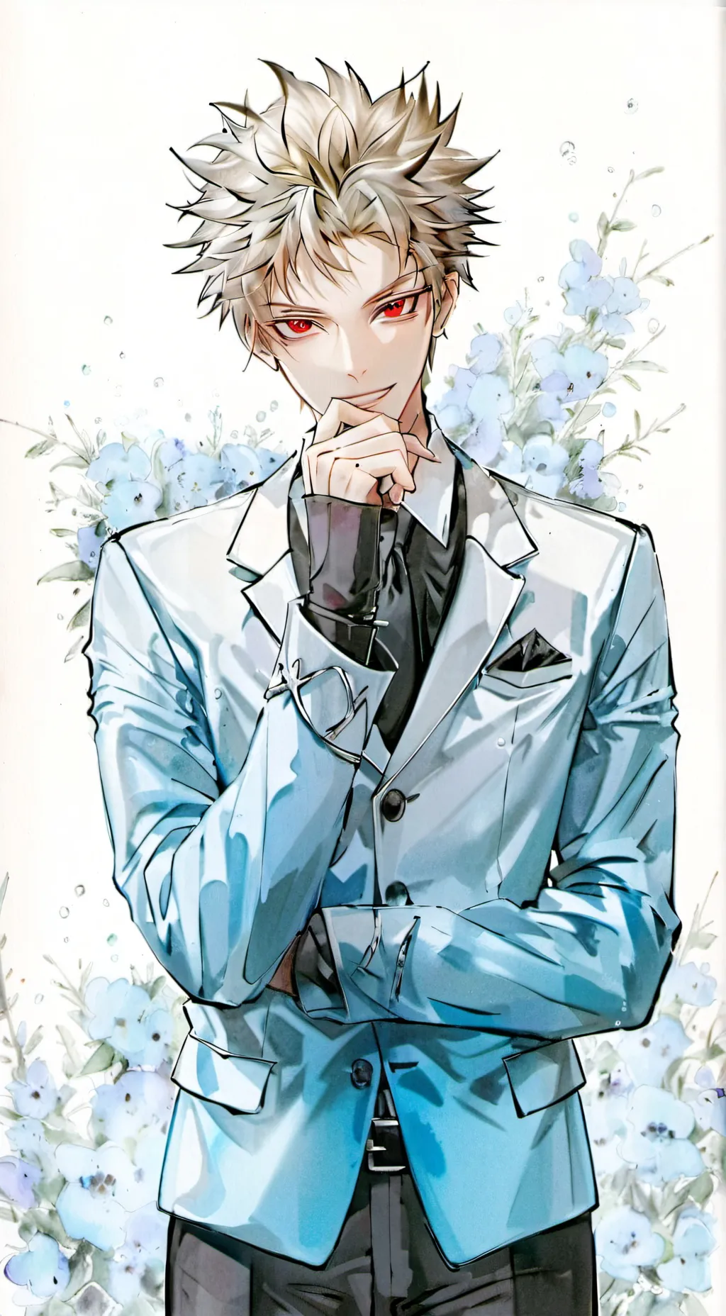 ai character: bakugo prom background