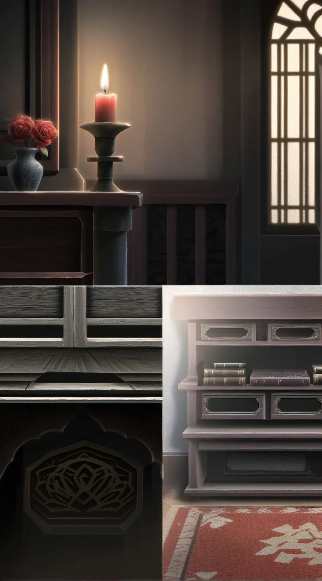 ai character: The dark demon background