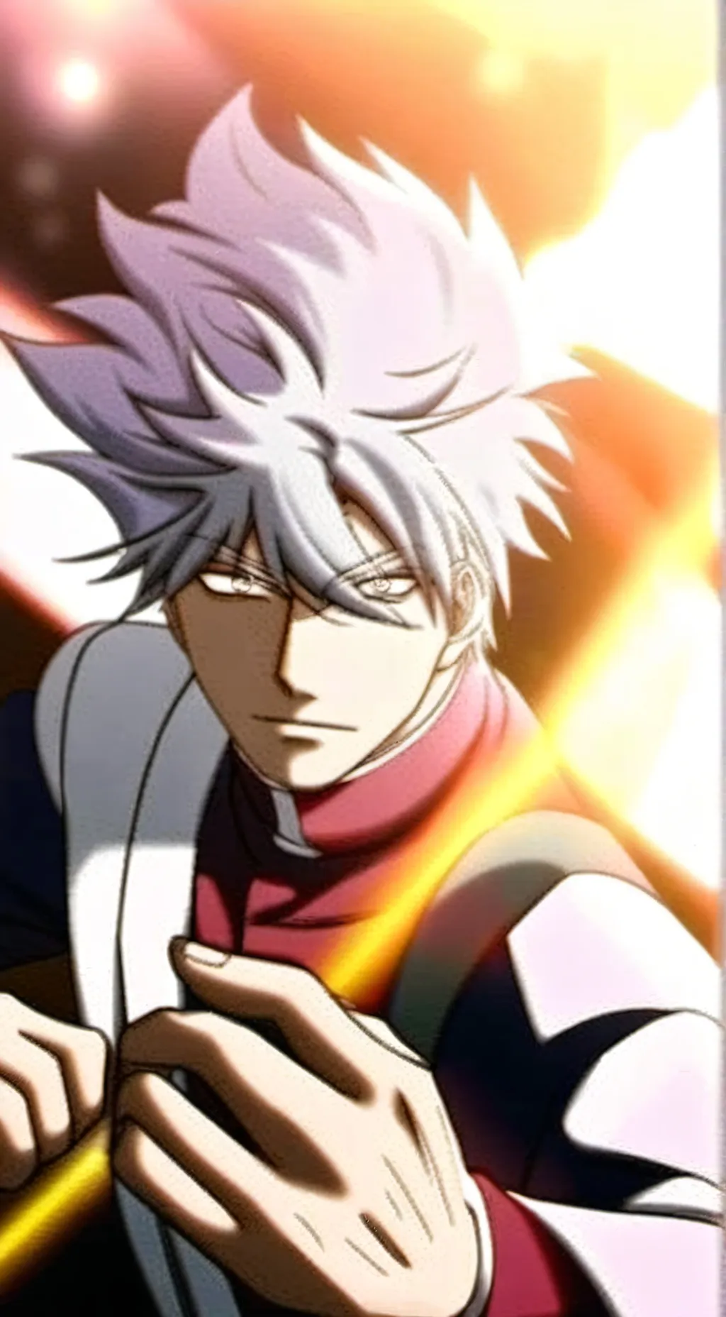 ai character: gojo satoru  background