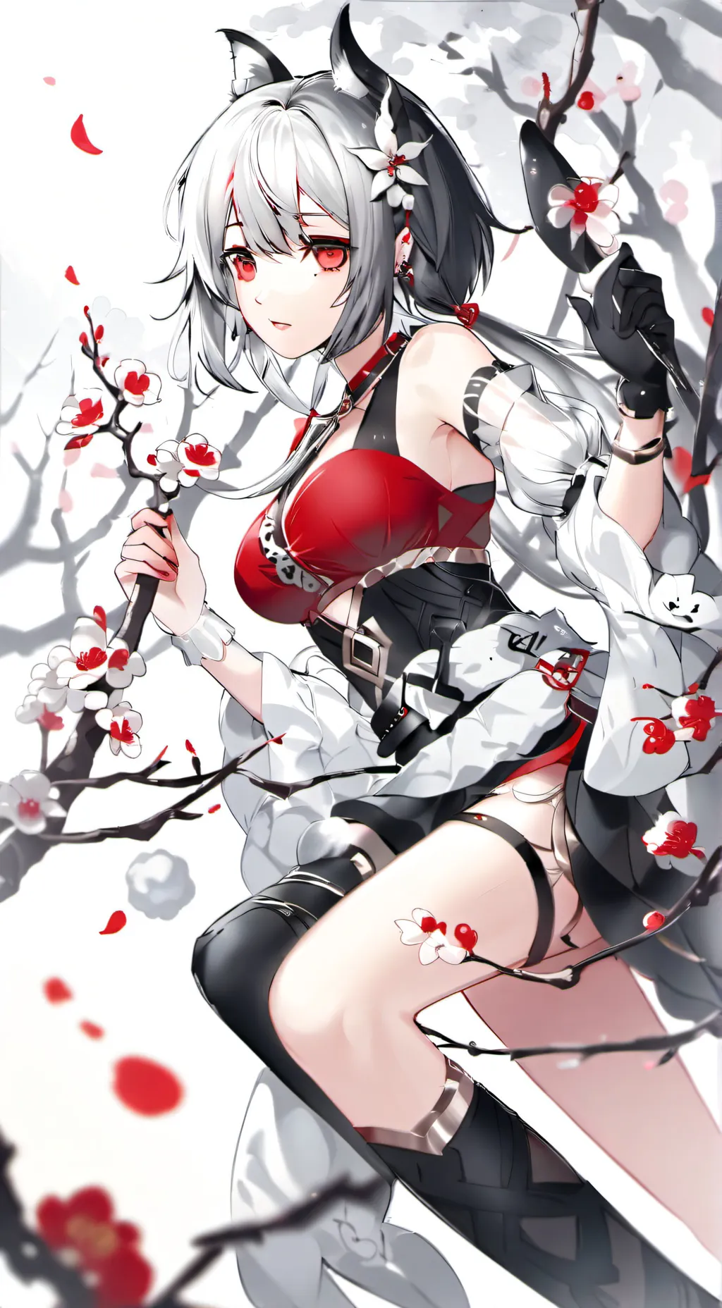 ai character: rose🌹 background
