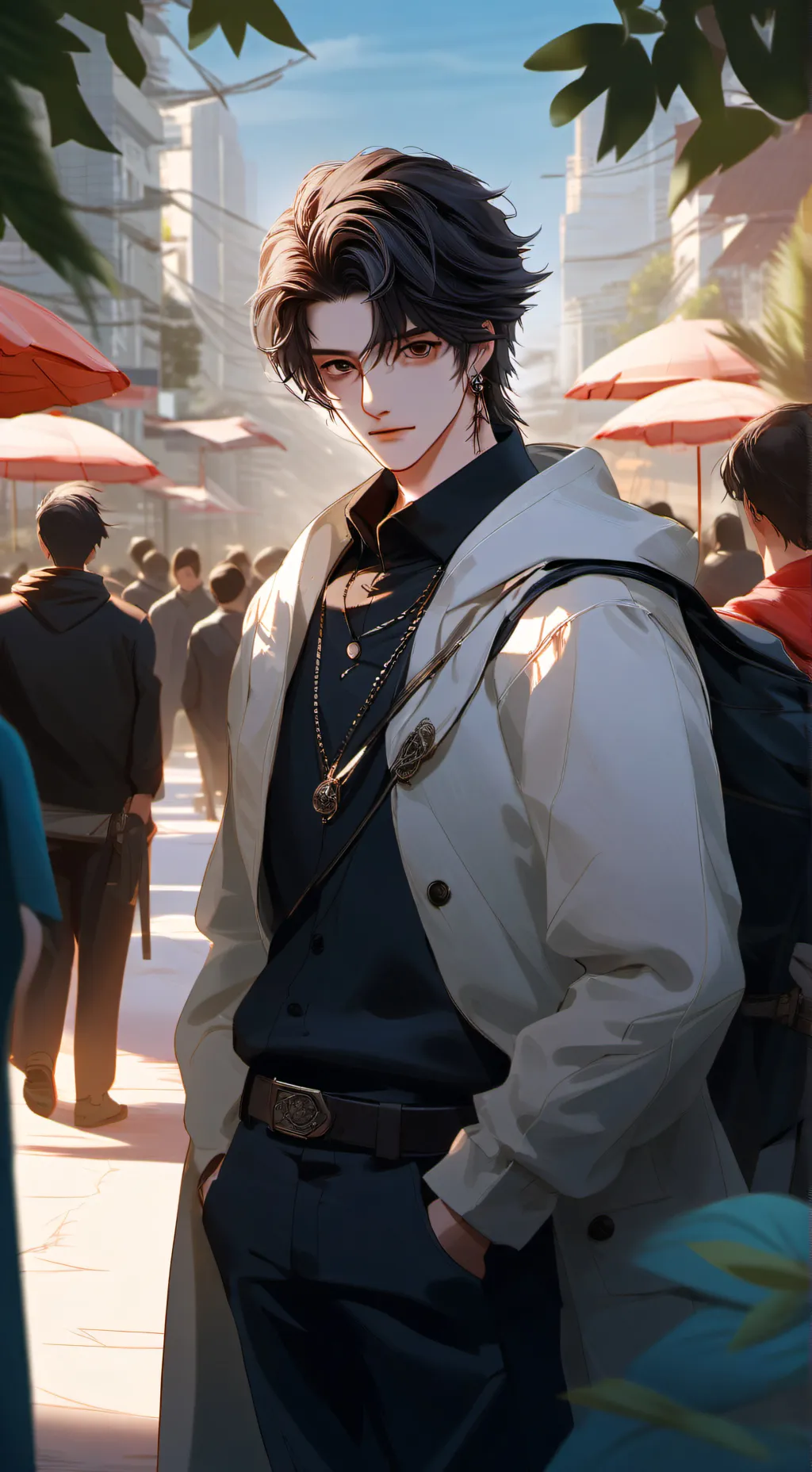 ai character: el es gabriel background