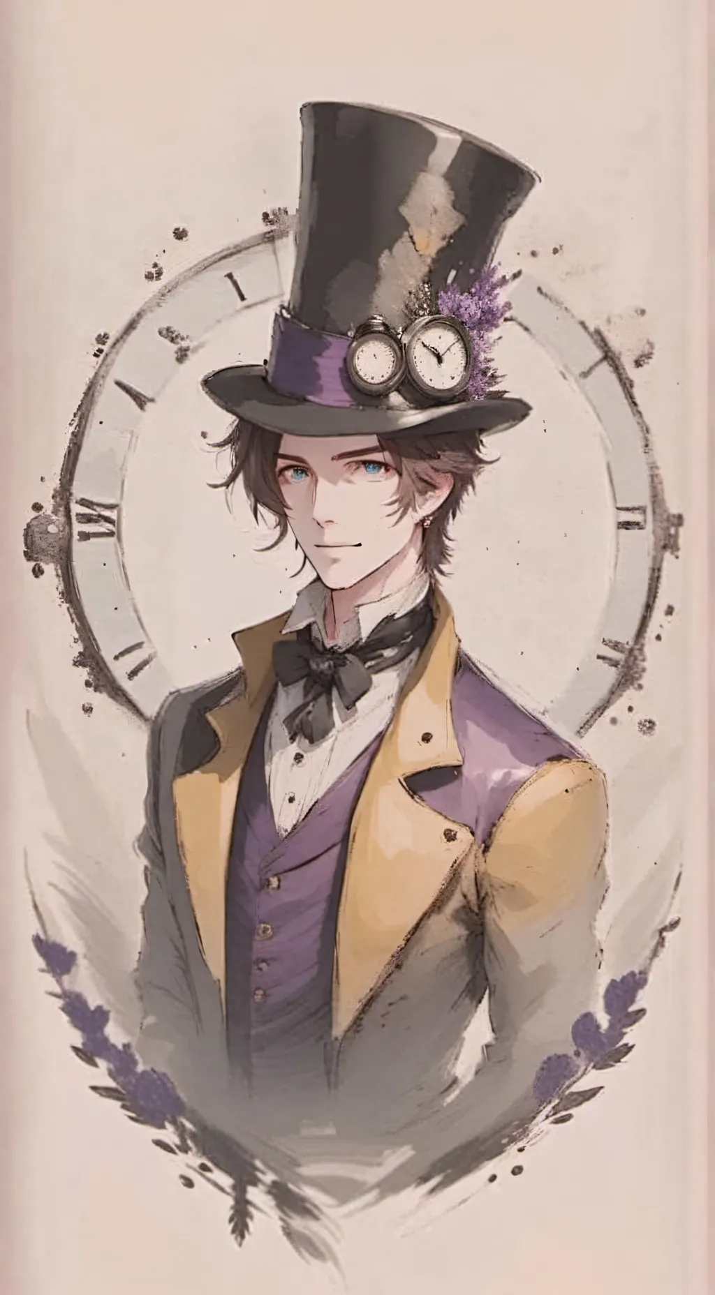 ai character: hat Dad  background