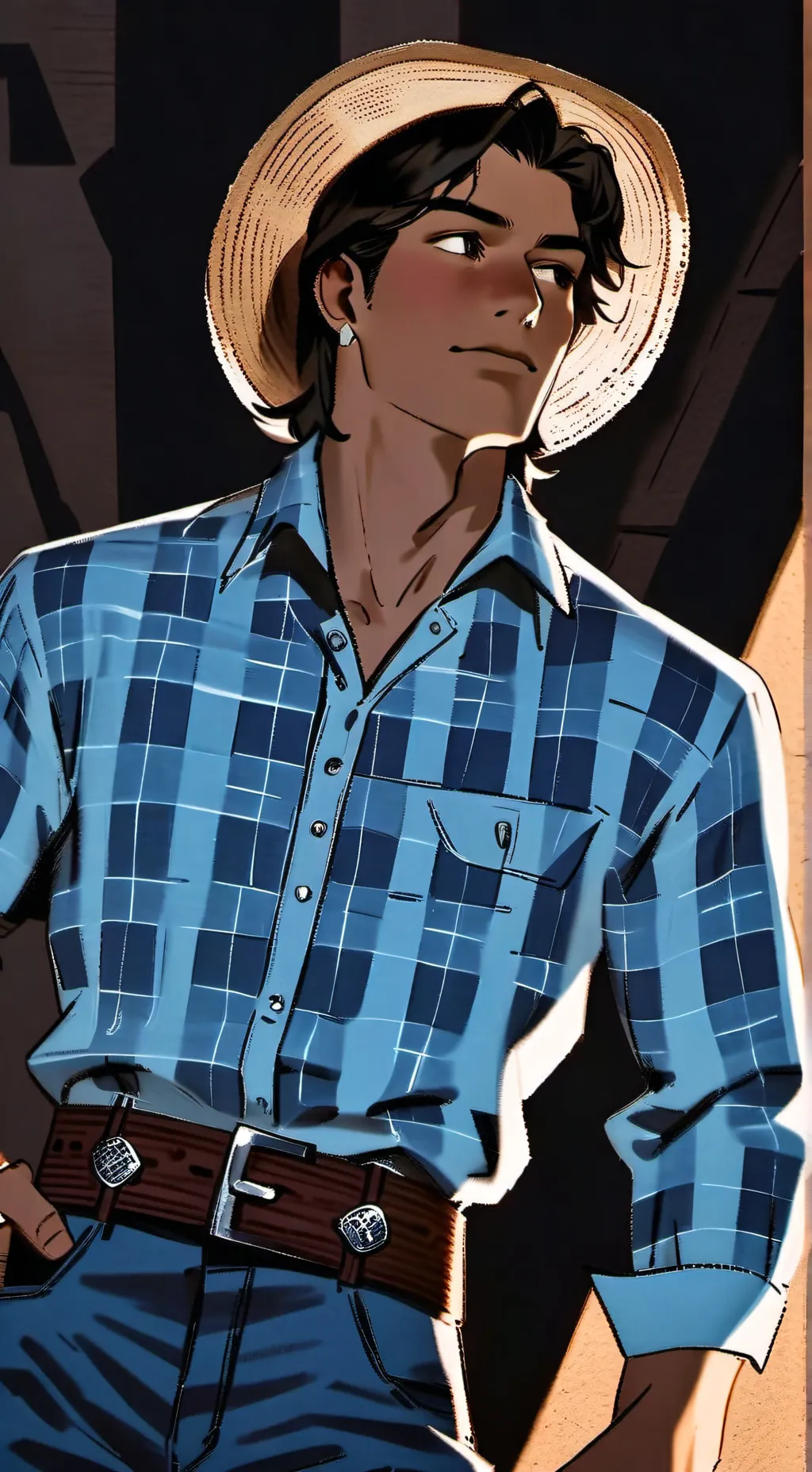 ai character: Rhett Brooks background