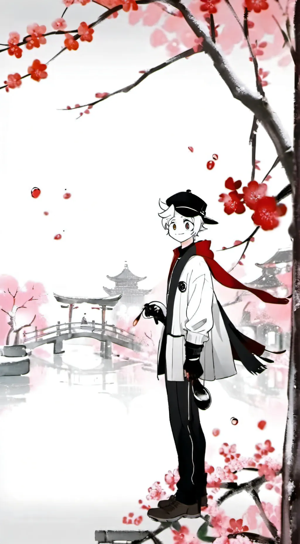 ai character: Lantern Bearer background