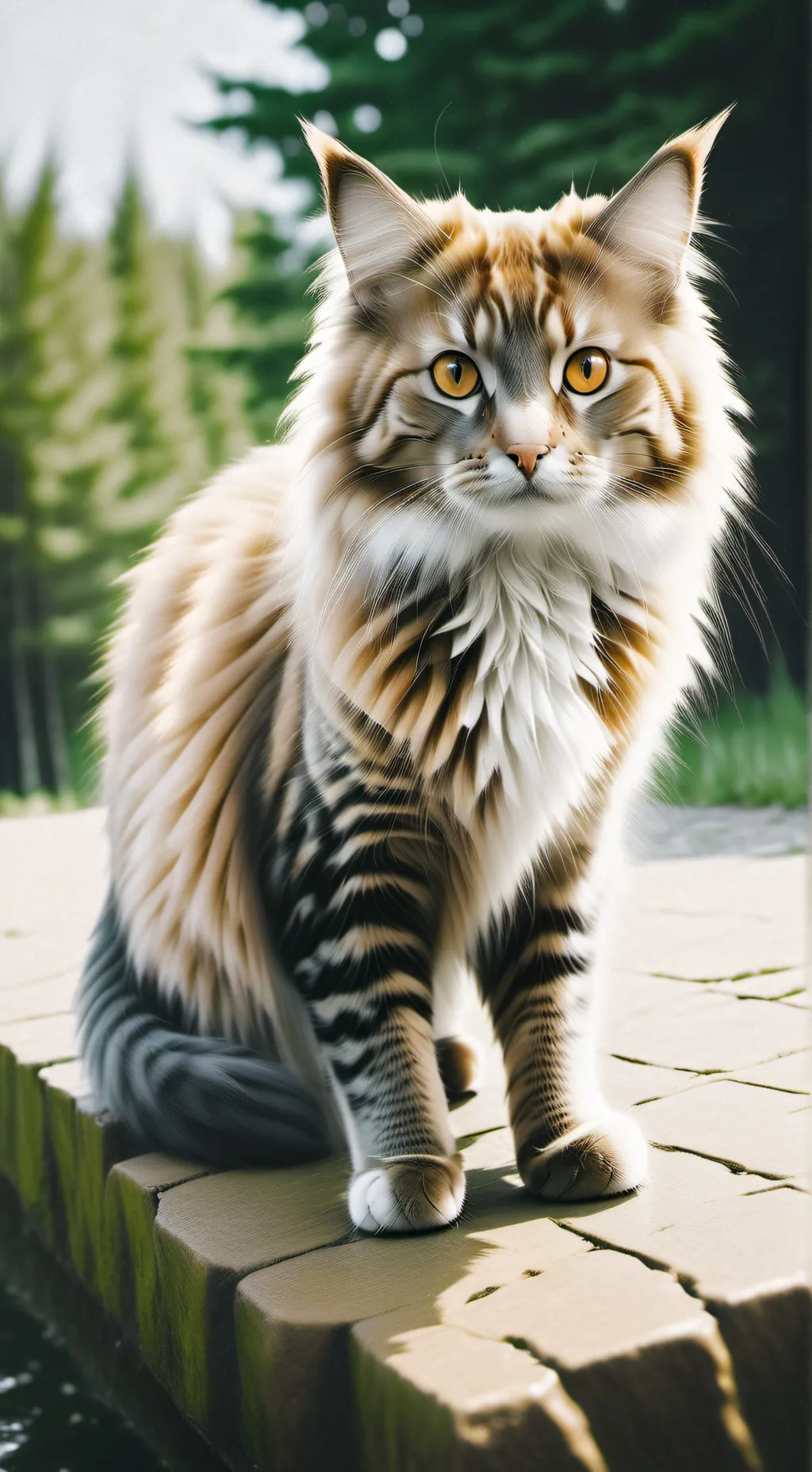 ai character: Were-whisker map background