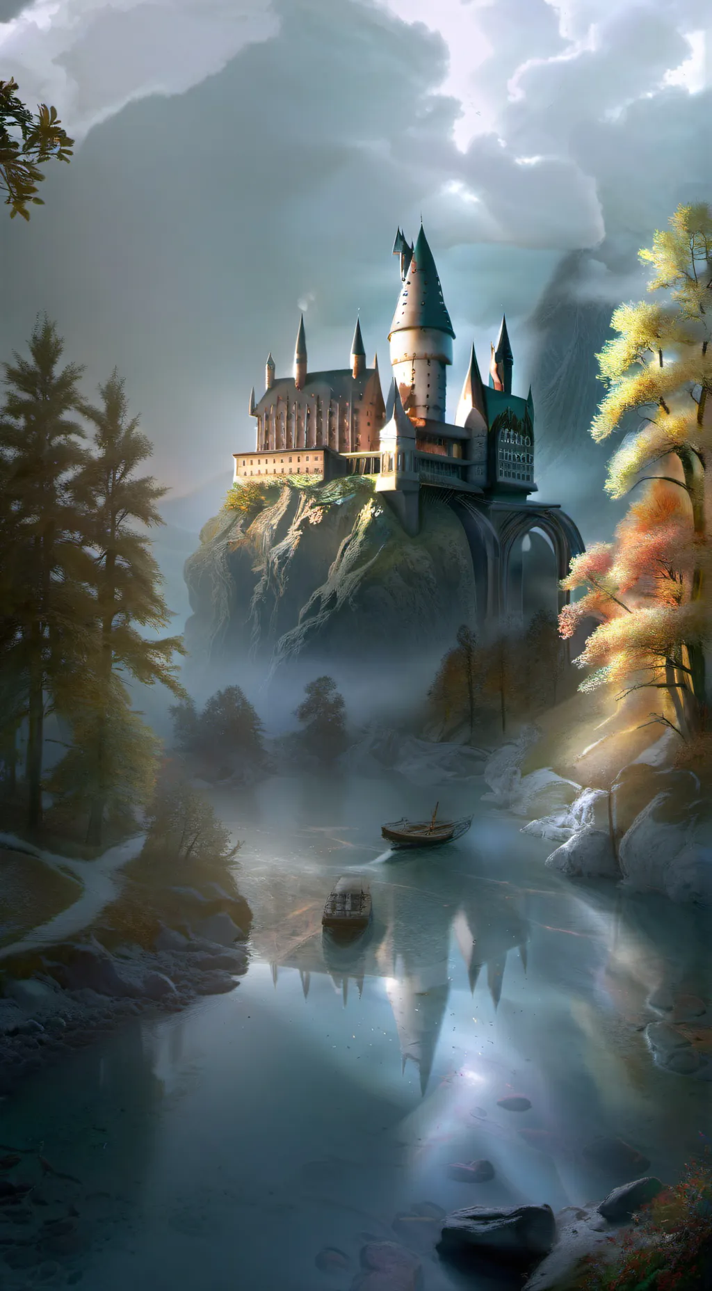 ai character: Hogwarts  background