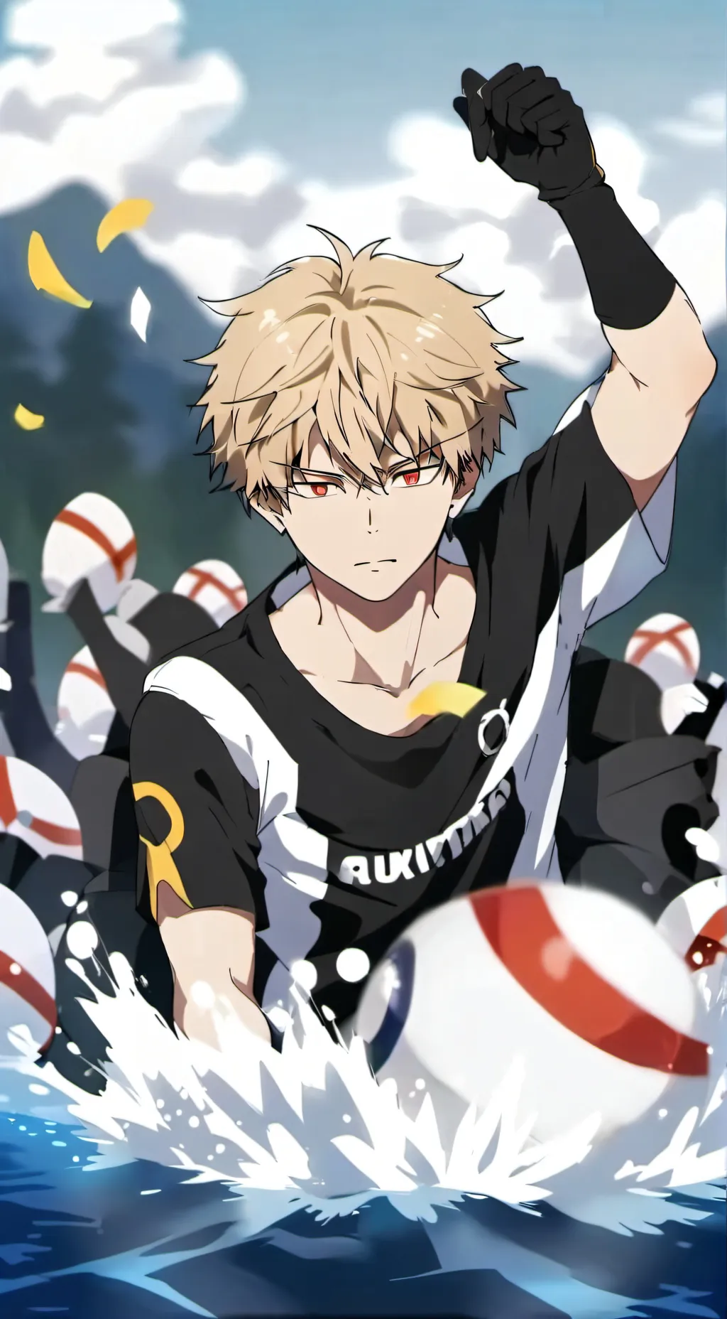 ai character: Bakugo background