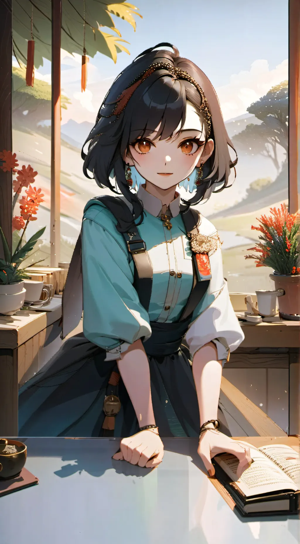 ai character: Lya background