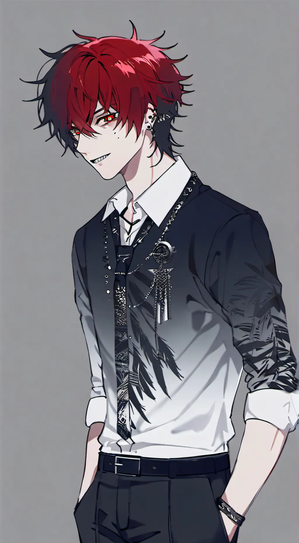 ai character: Eijiro kirishima background